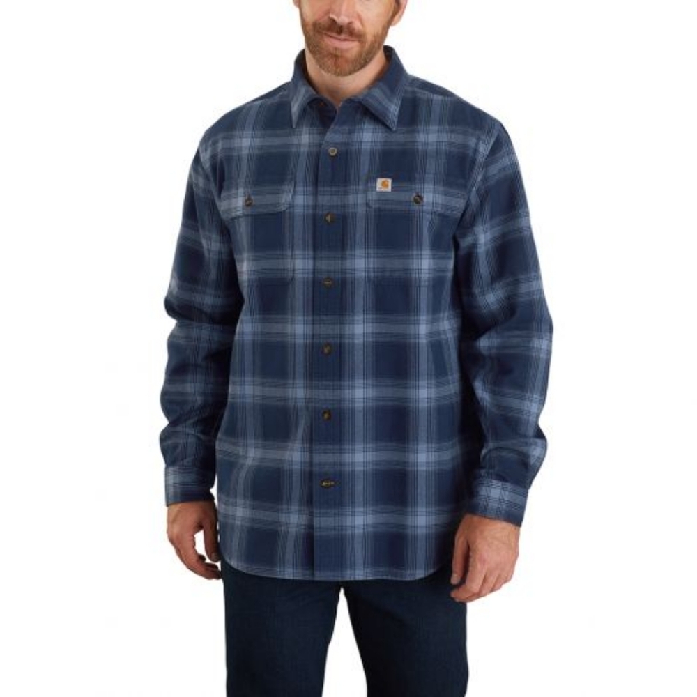 Carhartt Original Fit Blue Plaid Flannel